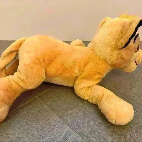 Large Disney Store Lion King Simba Plush Stuffed Animal Excellent Condition - Picture 5 of 9